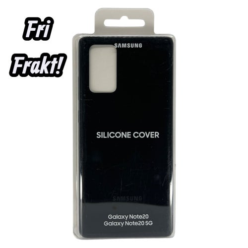 Samsung Galaxy Note20 Silikon Skal - Svart | Original | EF-PN980TBEGEU