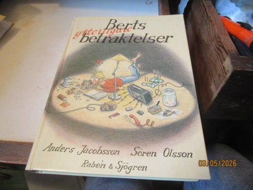 BERTS YTTERLIGARE BETRAKTELSER - ANDERS JACOBSSON SÖREN OLSSON