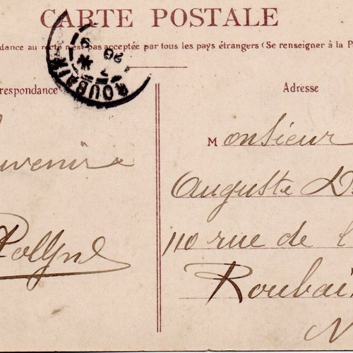 Gammalt vykort - Dunkerque - Ubåt - N°6043