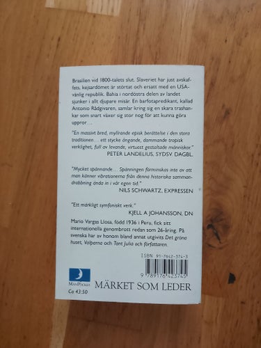 Kriget vid världens ände av Mario Vargas Llosa