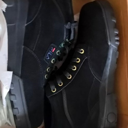 Fila Svarta Kängor Storlek 41,5