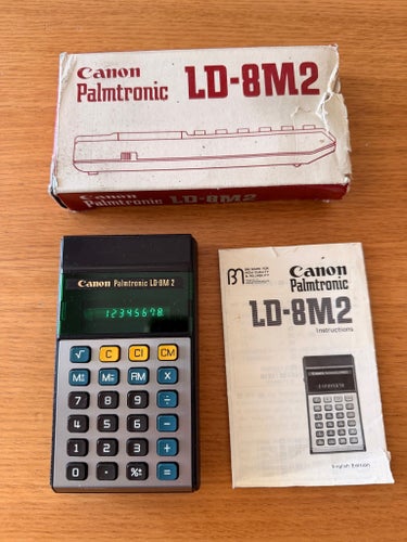 Canon Palmtronic LD-8M2 Miniräknare