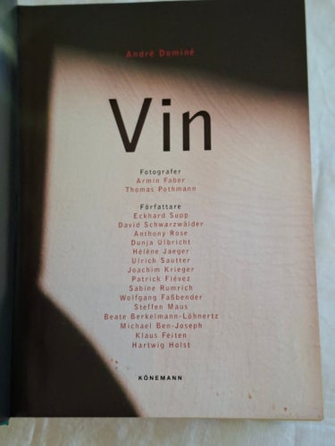 Vin av André Dominé (Könemann) 2004| Gott skick