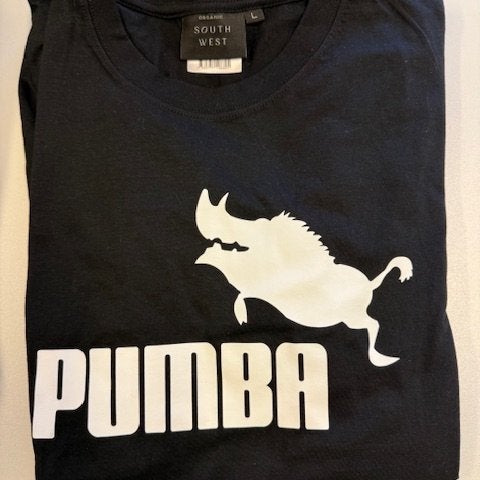 T- Shirt med Motivtryck PUMBA XXL
