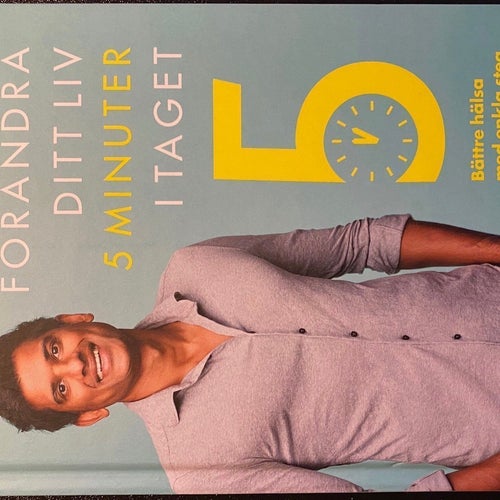 1 st bok "Förändra ditt liv 5 minuter i taget" av Dr Rangan Chatterjee