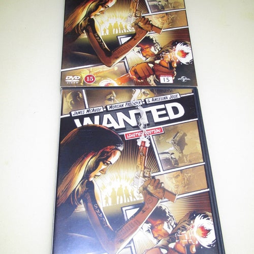 Wanted Limited Edition DVD med James McAvoy och Angelina Jolie