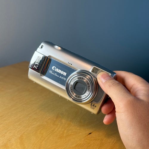 Digitalkamera Canon PowerShot A470 Blå – snabb leverans