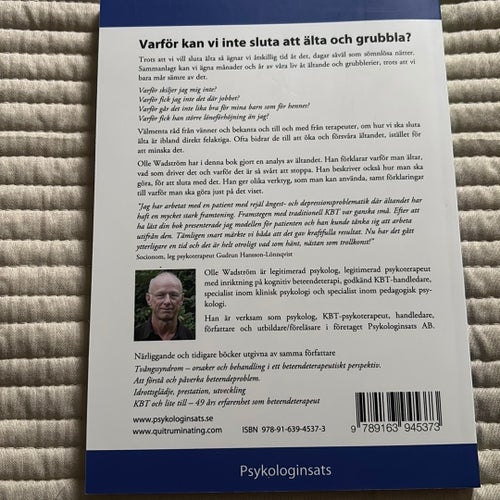 Sluta älta och grubbla av Olle Wadström