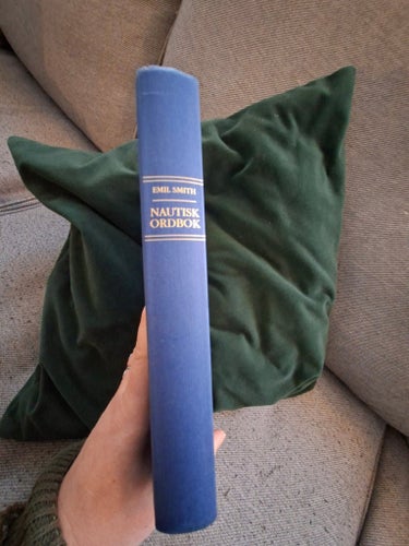 Nautisk Ordbok - Emil Smith – faksimil 2006 i Mycket fint skick!