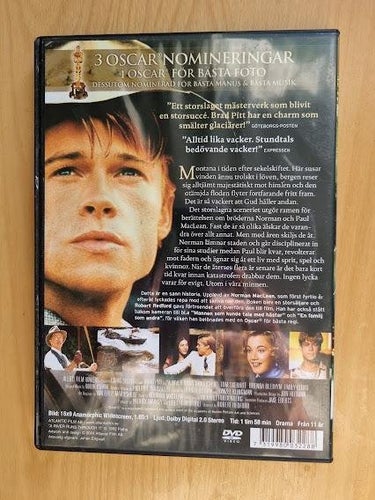 DÄR FLODEN FLYTER FRAM -BRAD PITT (SVENSKT TEXT)