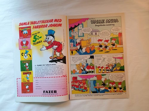 Kalle Anka & co - 1989 nr 24 - Bilaga: Magiska Kort