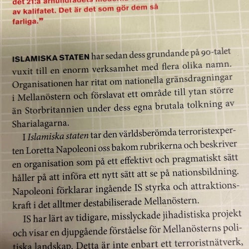 Islamiska Staten av Loretta Napoleoni, 2015
