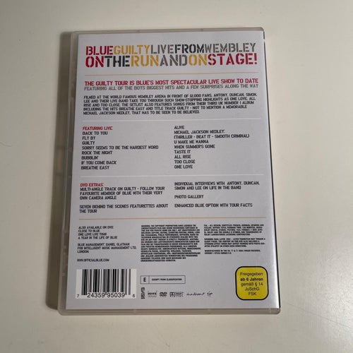 DVD - Blue Guilty Live from Wembley.