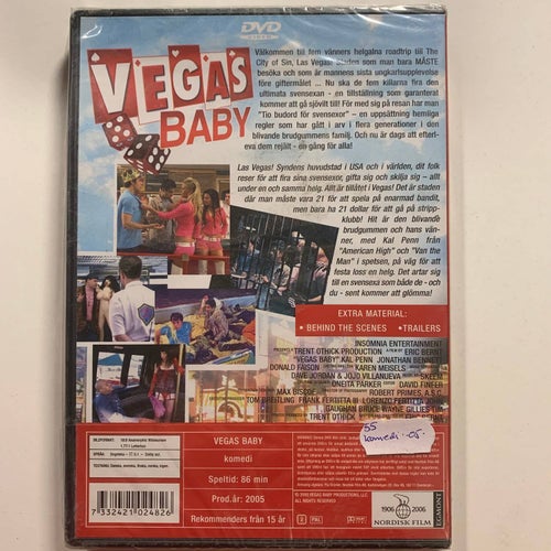 VEGAS BABY. DVD KOMEDI -05. INPLASTAD