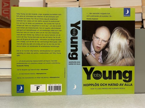 Hopplös och hatad av alla av Toby Young, bok, Very good plus