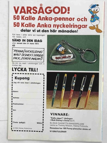 Walt Disney´s Serier - 1973:3 FN-VF