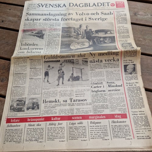 Svenska Dagbladet Lördagen den 7 maj 1977