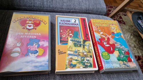 Krambjörnarna VHS - Cartoon. 3 st..