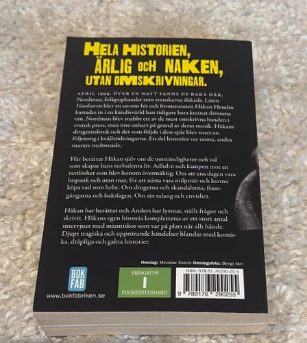 FÖRLIST MITT LIV OCH NORDMAN HÅKAN HEMLIN av Anders Tengner