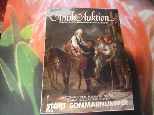 ANTIK & AUKTION, 1986 NR 7/8, TIDNING