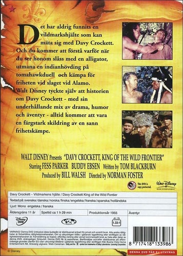 Davy Crockett - vildmarkens hjälte (1954) Norman Foster med Fess Parker