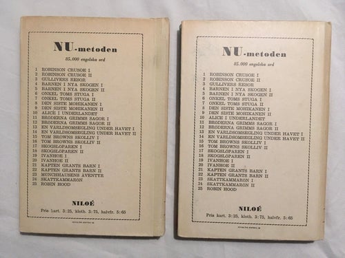 Skogslöparen Del 1 Och 2 - Gabriel Ferry 1955 NU-Metoden Engelska