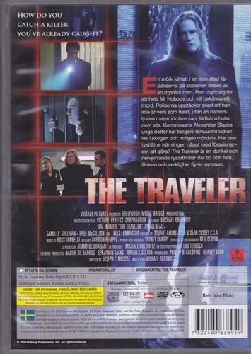 DVD / The Traveler / Val Kilmer, Camille Sullivan / Ex-rental / Fint skick
