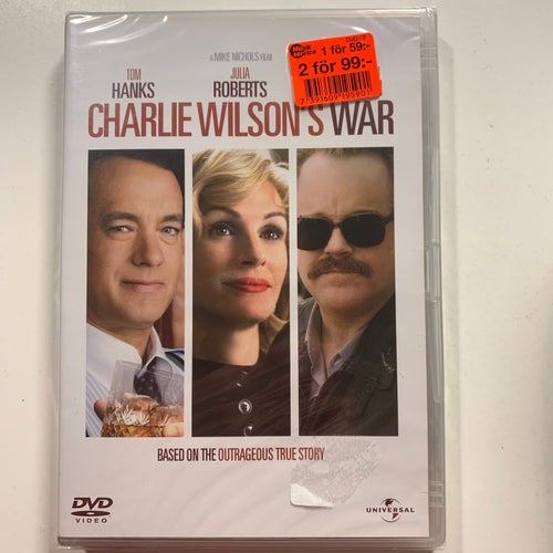 SHARLIE WILSON´S WAR. TOM HANKS, JULIA ROBERTS. DVD KOMEDI -08. INPLASTAD