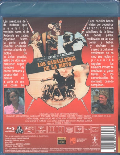 Knightriders 1981 Blu-ray NY