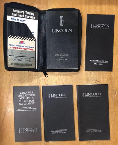 1992 Lincoln Town Car Owner Guide