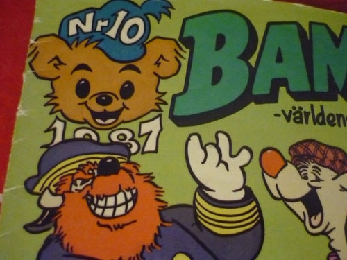 TIDNING, BAMSE, NR 10 - 1987, VÄRLDENS STARKASTE BJÖRN