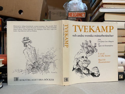 Tvekamp och andra svenska mästarberättelser av Ole Storm, bok, Very Fine plus