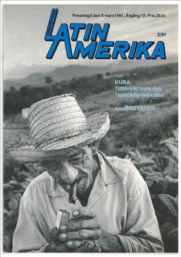 Nyheter från Latinamerika 1991 (årgång 15) Nr 1-9 (komplett årgång 7 tidningar)