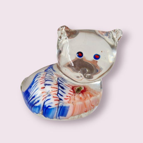 Millefiori Glas Figurin Djur