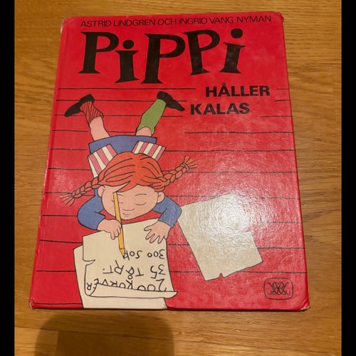 Pippi Håller Kalas - Astrid Lindgren och Ingrid Vang Nyman 1970 första upplagan