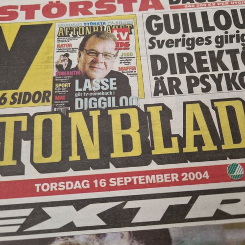 Aftonbladet tidning från 2004