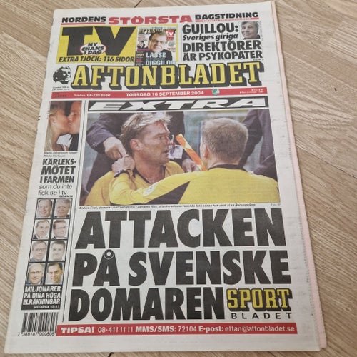 Aftonbladet tidning från 2004