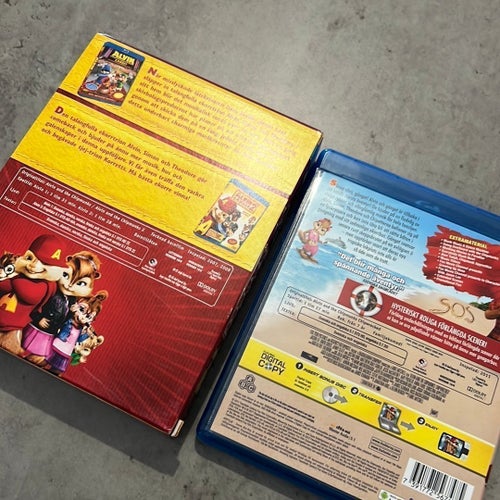 Alvin och gänget 1.2.3 blu-ray