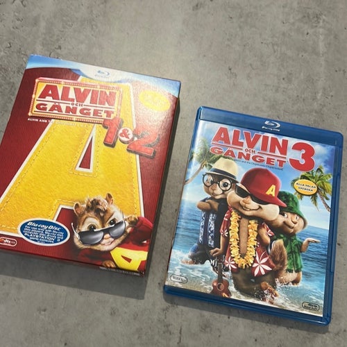 Alvin och gänget 1.2.3 blu-ray