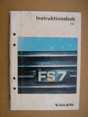 VOLVO Instruktionsbok FS 7