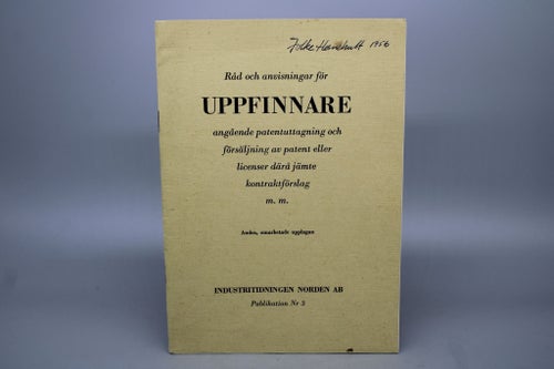 Råd och anvisningar för uppfinnare 1948