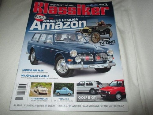KLASSIKER NR 10 2021 VW GOLF GTI , POLISENS HEMLIGA VOLVO AMAZON ,M.M