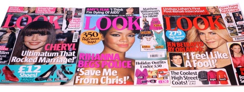Look magazine-three magazines included-October/May 2007/2009-NEW-UK-Rihanna-876g