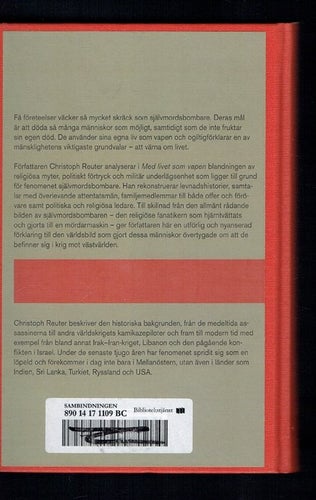 Med livet som vapen - En bok om självmordsbombare