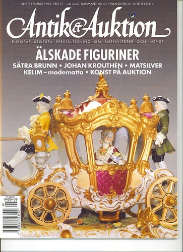 Antik & Auktion 9/1994 - Kelim, figuriner, matsilver, Johan Krouthén m m