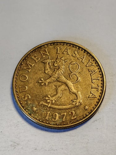 Finsk mynt från 1972