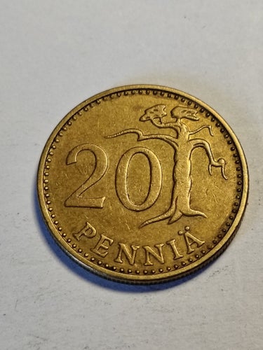 Finsk mynt från 1972