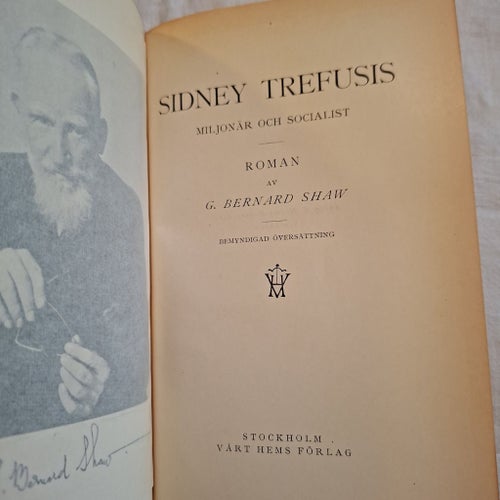 Sidney Trefusis av G. Bernard Shaw, 1929