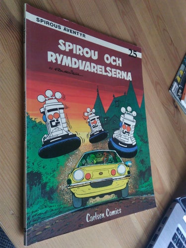 Spirous äventyr 25 Spirou och rymdvarelserna. Very Fine