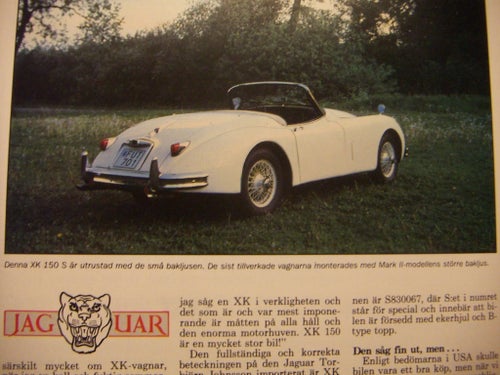 Jaguar XK 150  FUT 701 - En XK som rullar året runt -